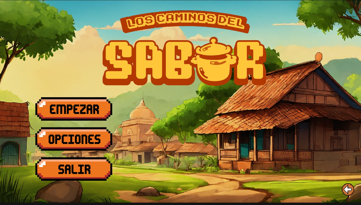 Menú principal del juego